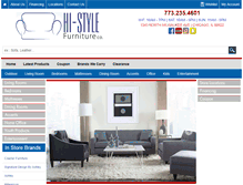 Tablet Screenshot of histylefurnitureco.com